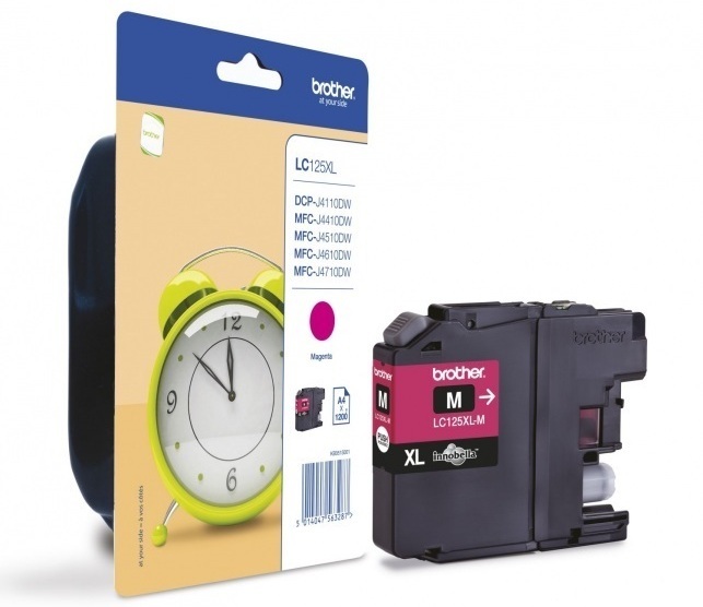 Brother Ink cartridge LC125XLM Magenta 1.2K 1