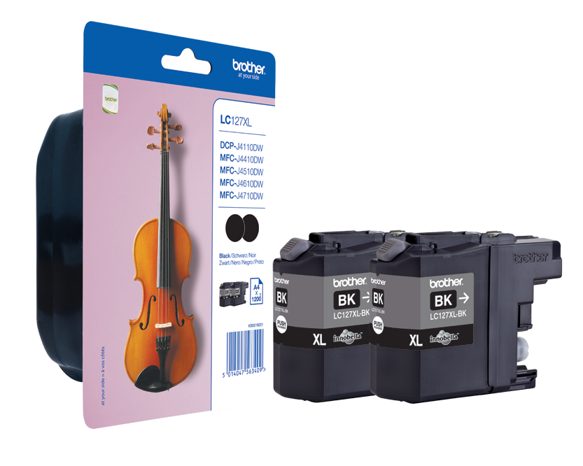 Brother Ink cartridge LC127XLBK 2xBlack 1