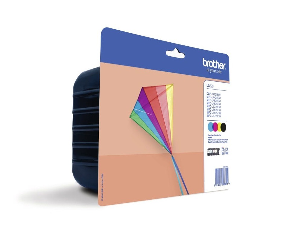 Brother Ink cartridge LC223 CMYK 4pack 1