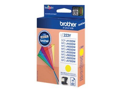 Brother Ink cartridge LC223Y Yellow 550str 1