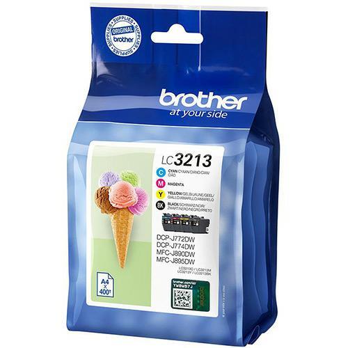Brother Ink cartridge LC3213VAL CMYK 4pack 4 x 400ml 1