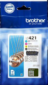 Brother Ink cartridge LC421VAL CMYK 4x200str 1