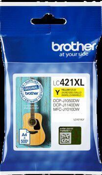 Brother Ink cartridge LC421XLY Yellow 500str 1