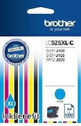 Brother Ink cartridge LC525XLC Cyan 1.3K 1