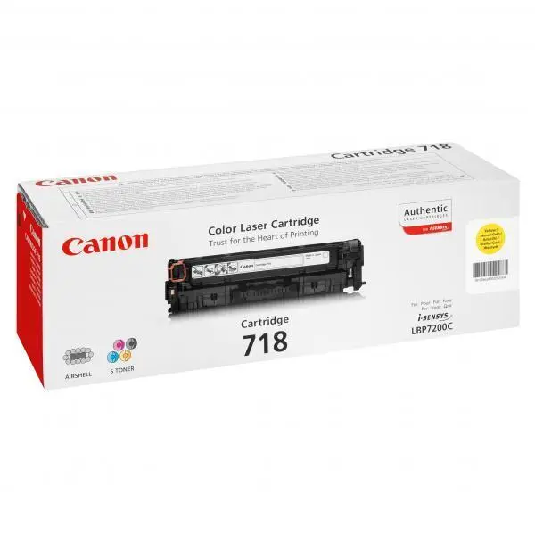 Canon Toner CRG 718 Yellow Korporacja 2.9K 1