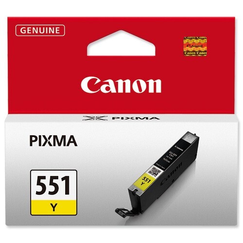 Canon Ink cartridge CLI-551 Y Yellow 7 ml 1