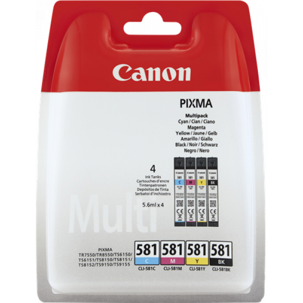 Canon Ink cartridge CLI-581 C/M/Y/BK Multipack 1