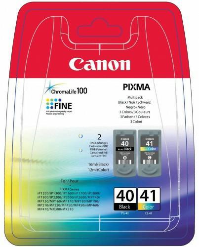 Canon Ink cartridge PG-40+CL41 Twin Pack Black - 16 ml. 355s. Color - 12 ml. 308s 1