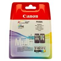 Canon Ink cartridge PG-510/CL511 Black/Color Black - 220s. 9 ml. Color - 244s. 9 ml 1