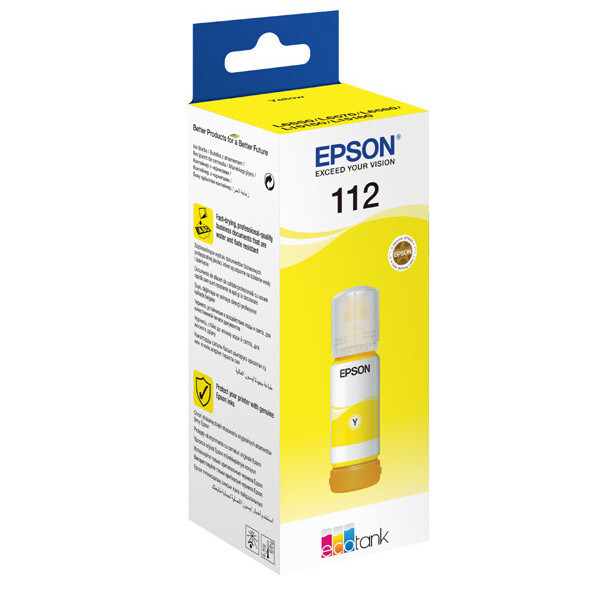 Epson Ink cartridge 112 EcoTank Yellow 70ml 6000str 1