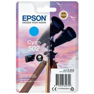 Epson Ink cartridge 502 Stylus T02V24 Cyan 3.3ml 1