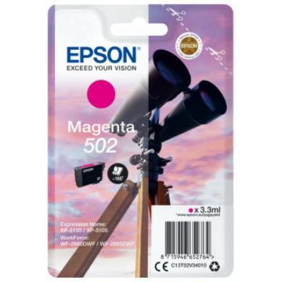 Epson Ink cartridge 502 Stylus T02V34 Magenta 3.3ml 1