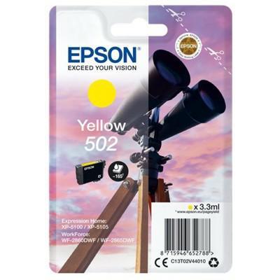 Epson Ink cartridge 502 Stylus T02V44 Yellow 3.3ml 1