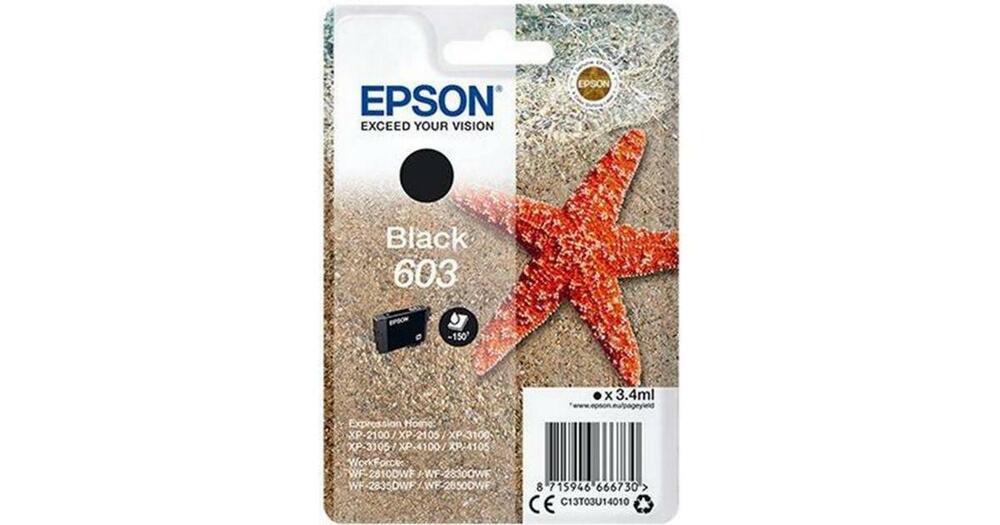 Epson Ink cartridge 603 T03U BK 3.4ml 1