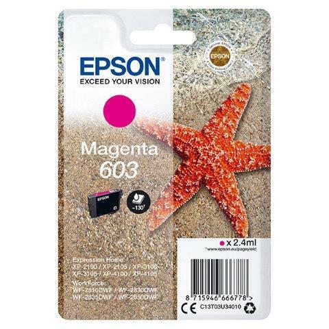Epson Ink cartridge 603 T03U Magenta 2.4ml 1