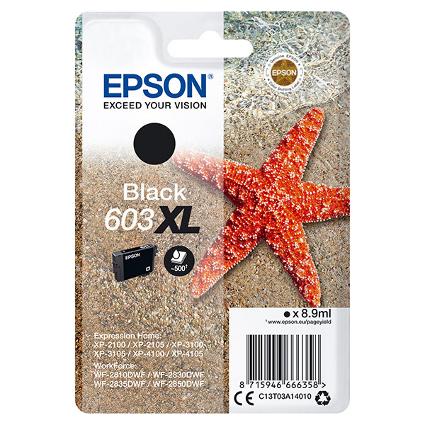 Epson Ink cartridge 603XL T03A BK 8.9ml 1