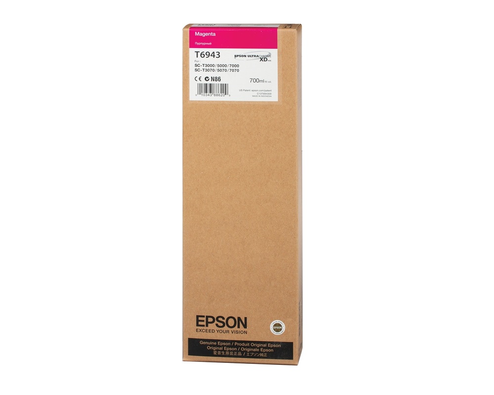 Epson Ink cartridge SC-T3000C T6943 Magenta 700ml 1