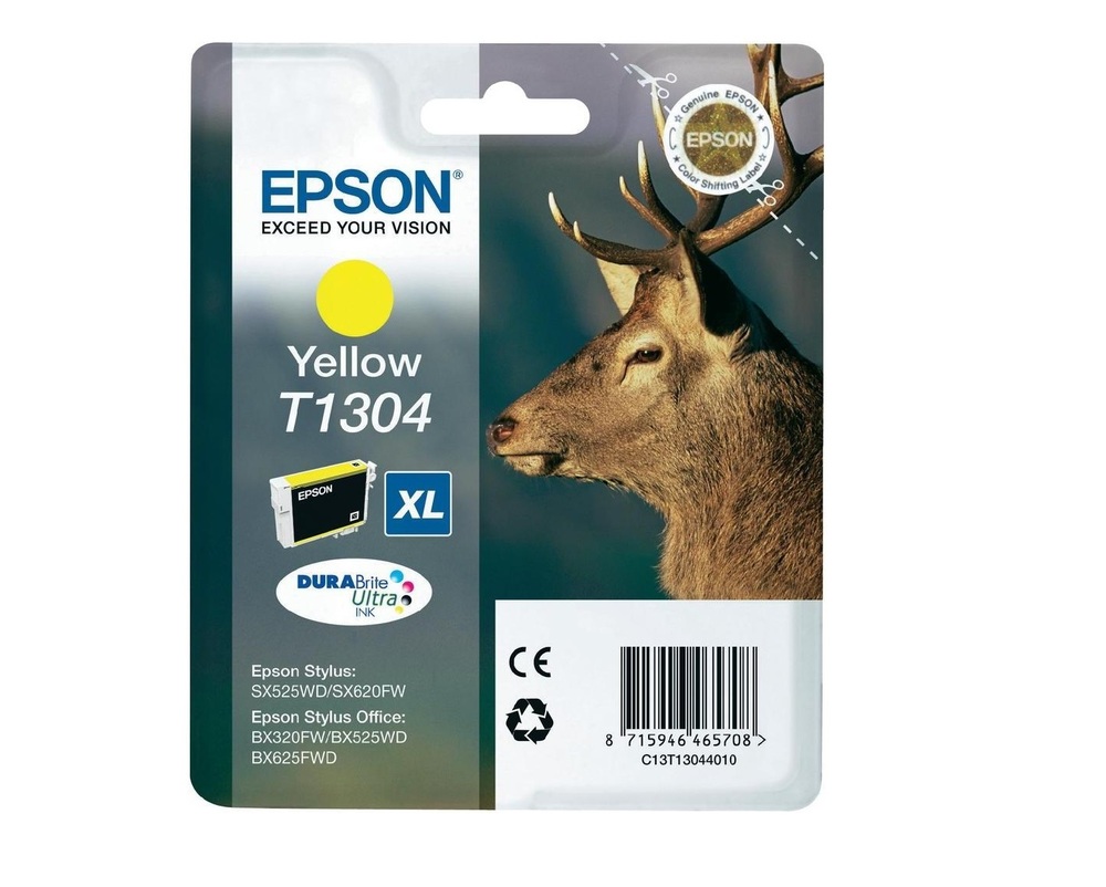 Epson Ink cartridge SX525/620 T1304 Yellow 10.1ml 1
