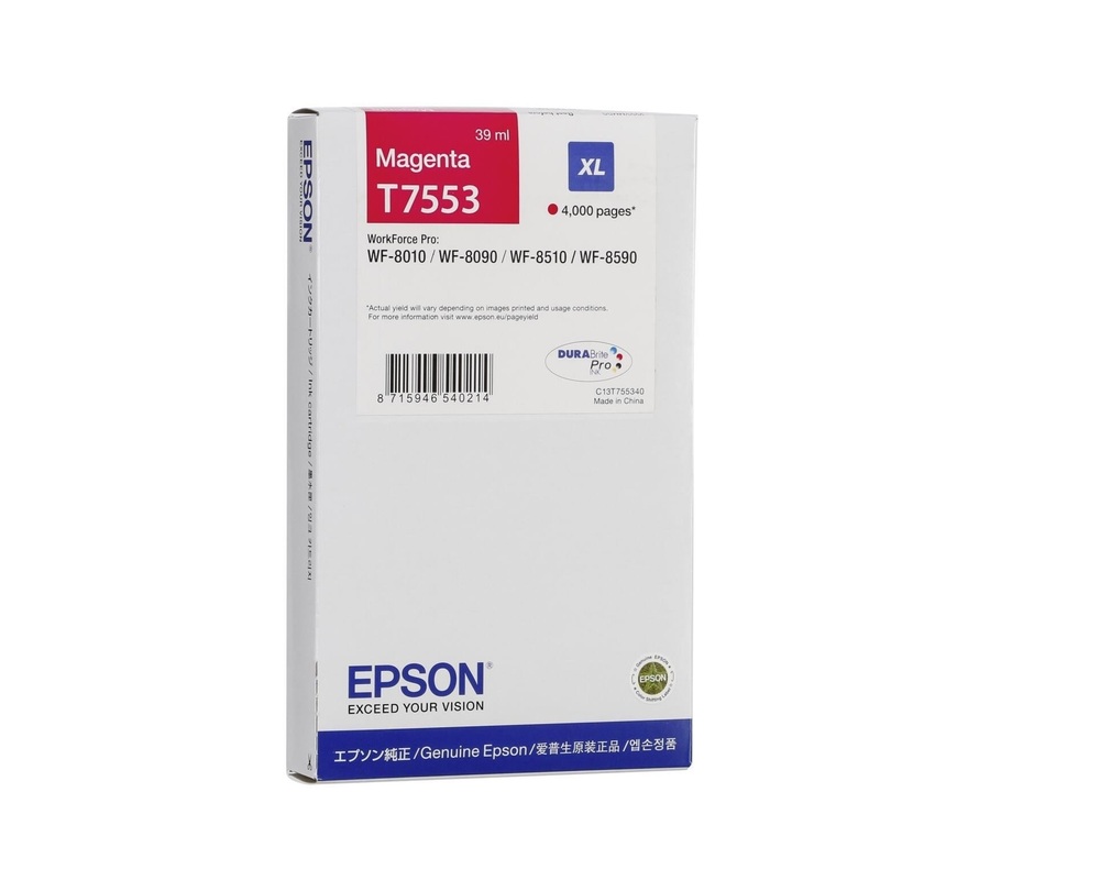 Epson Ink cartridge T7553 XL Magenta 39ml 1