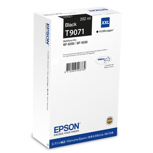 Epson Ink cartridge T9071 Black XXL 202ml 1