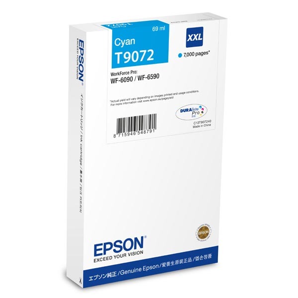 Epson Ink cartridge T9072 Cyan XXL 69ml 1