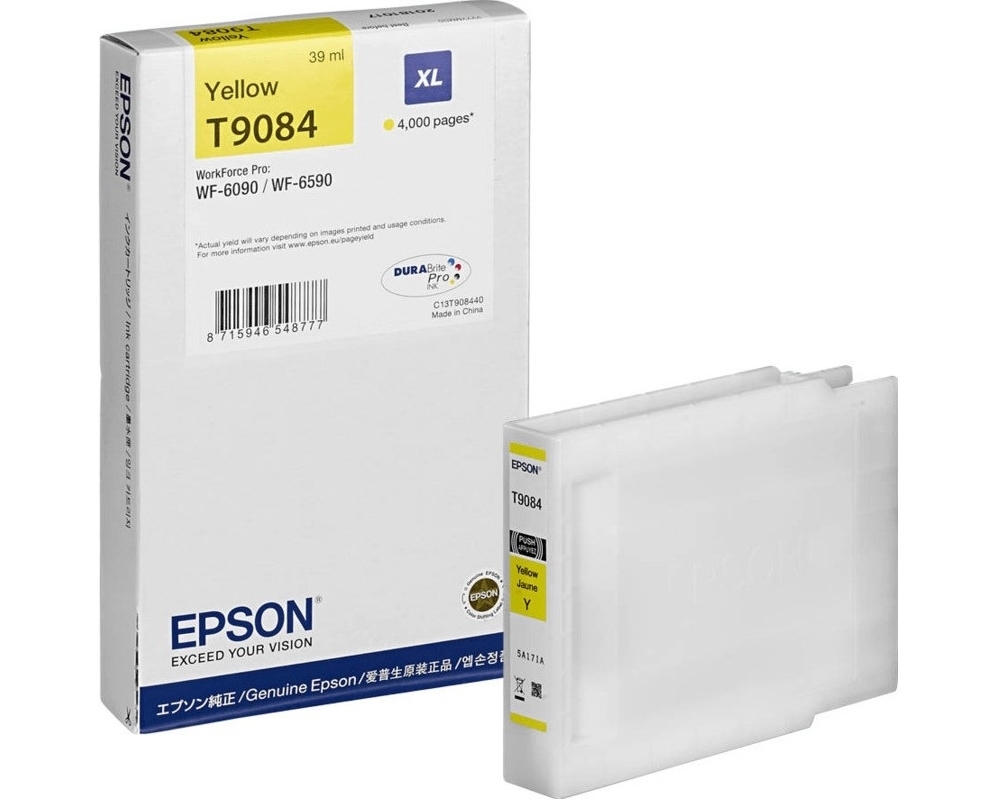 Epson Ink cartridge T9084 XL Yellow 39ml 1
