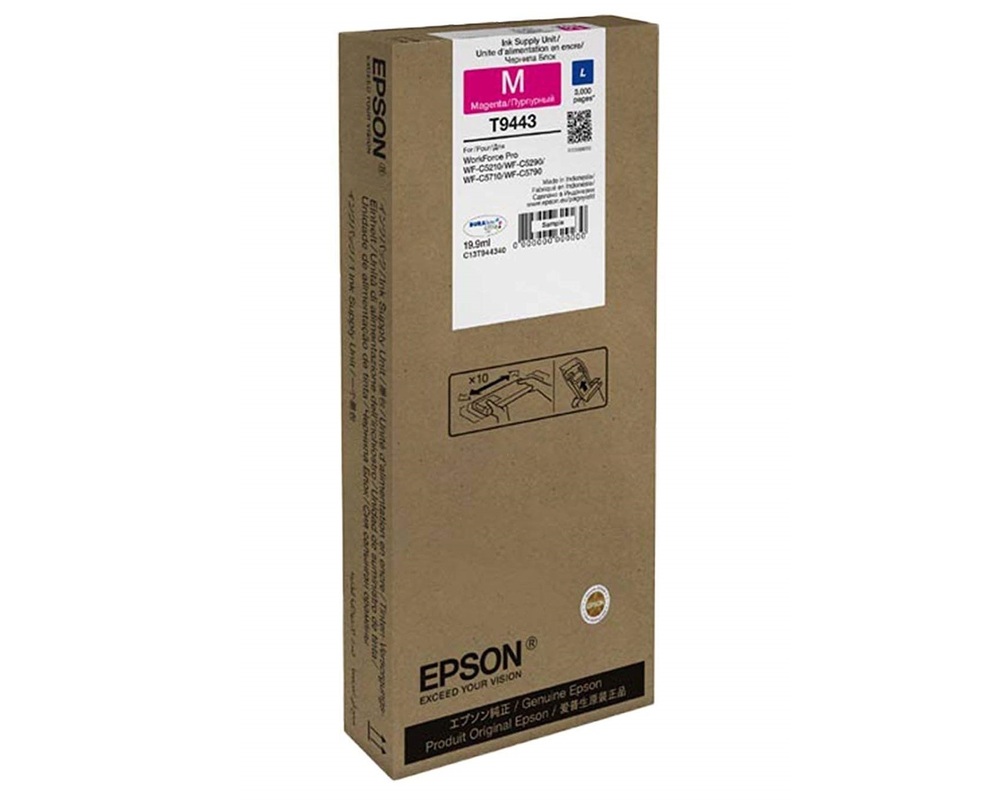 Epson Ink cartridge T9443 Magenta 1x19.9ml 1