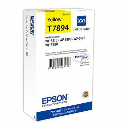 Epson Ink cartridge WF5110 T7894XXL Yellow 34.2ml 1