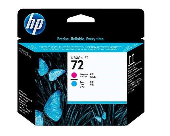 HP Printhead nr 72 C9383A Cyan/Magenta 1