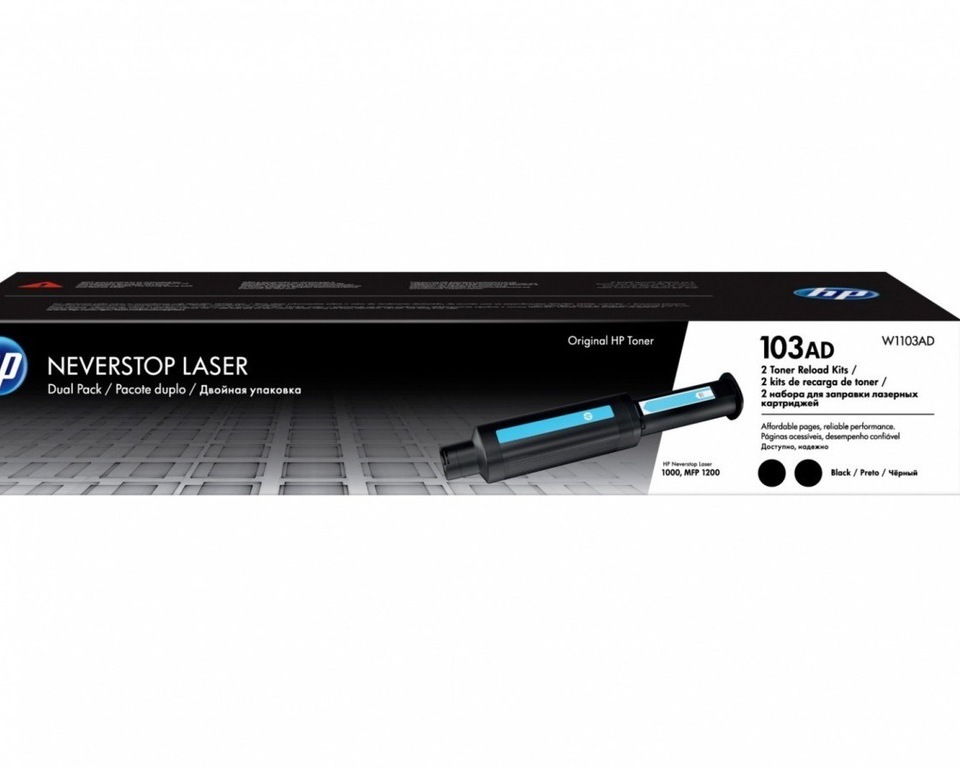 HP Toner nr 103A W1103AD Black 2X2.5K 1