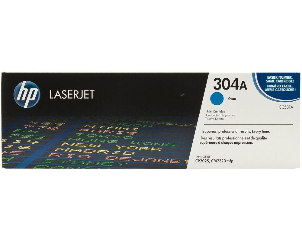 HP Toner nr 304A CC531A Cyan 2.8K 1