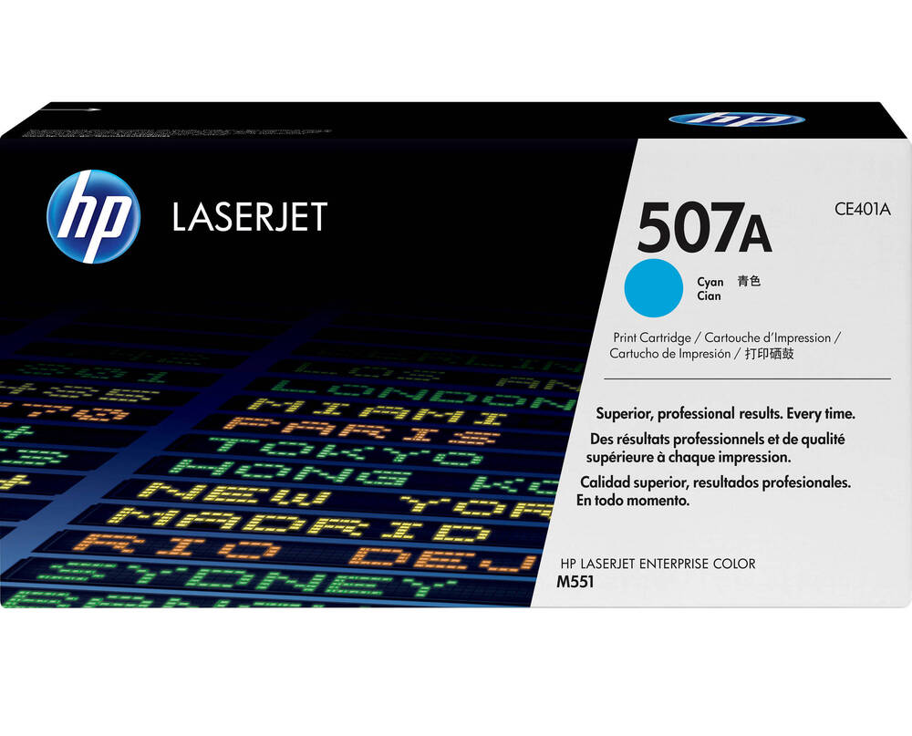 HP Toner nr 507A CE401A Cyan 6K 1