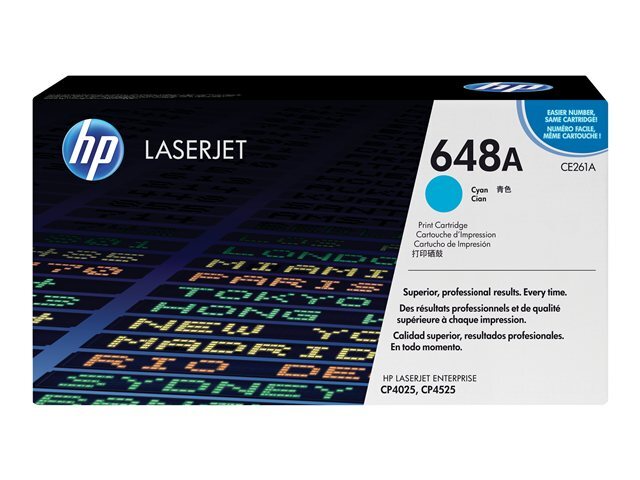 HP Toner nr 648A CE261A Cyan 11K 1