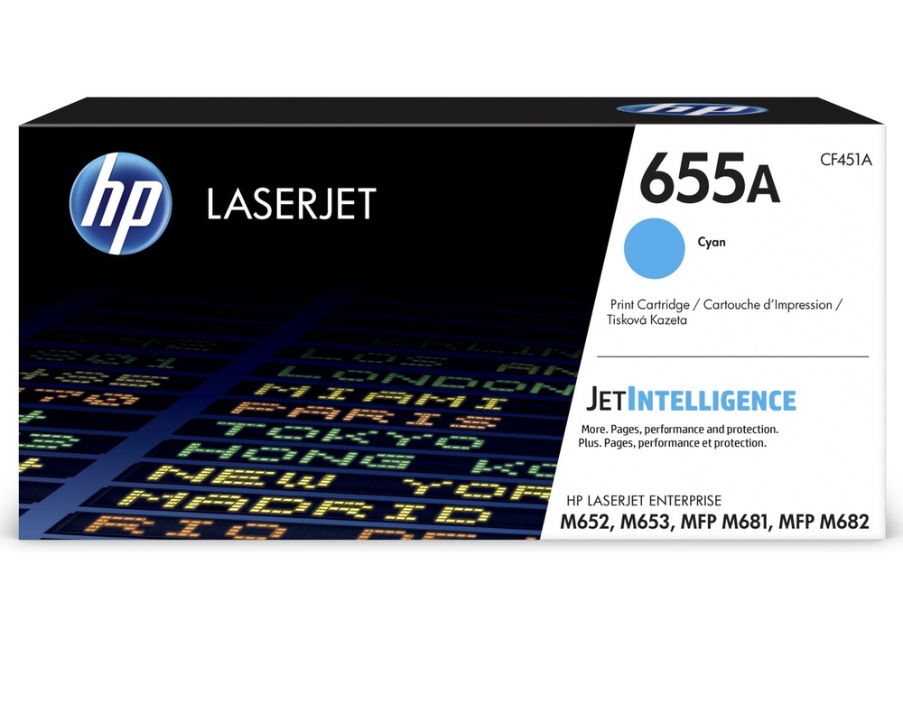 HP Toner nr 655A CF451A Cyan 10.5K 1