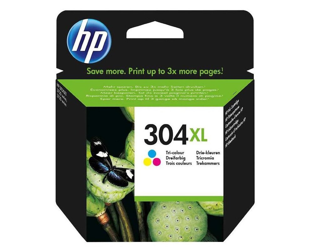 HP Ink cartridge nr 304XL N9K07AE CMY 300str EOL 1