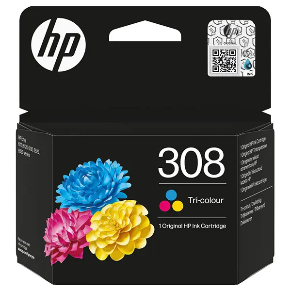 HP Ink cartridge nr 308 7FP20UE CMY 120s 120s 1