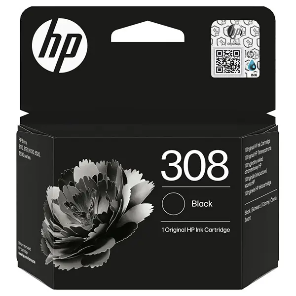 HP Ink cartridge nr 308 7FP21UE Black 160s Black - 160s 1