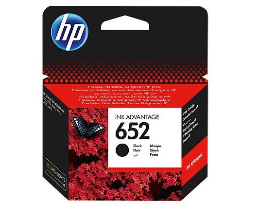 HP Ink cartridge nr 652 F6V25AE black 360str 1
