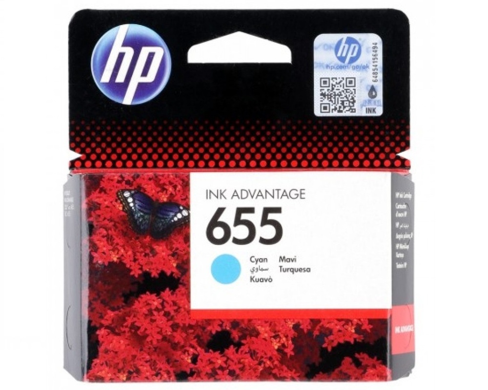 HP Ink cartridge nr 655 CZ110AE Cyan 600str 1