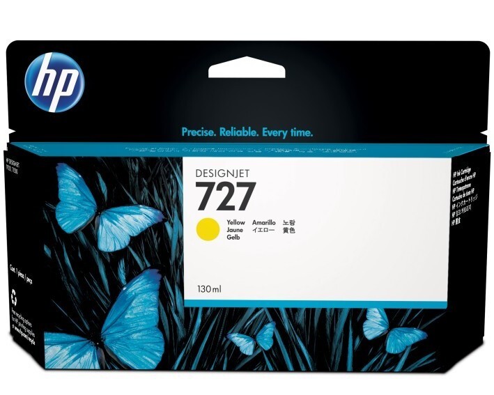HP Ink cartridge nr 727 B3P21A Yellow 130ml 1