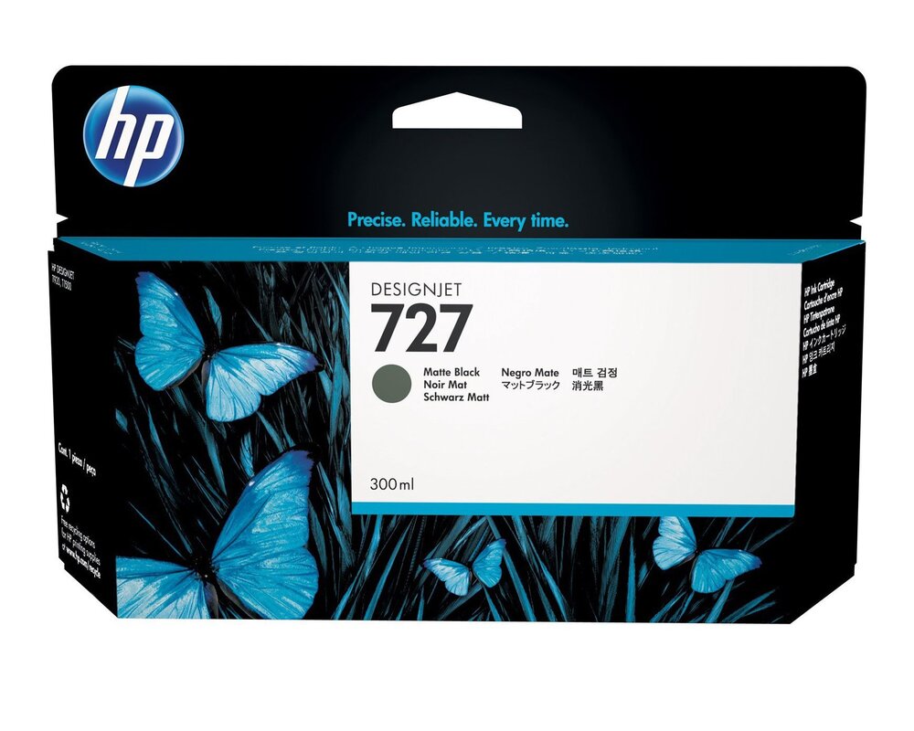 HP Ink cartridge nr 727 C1Q12a Matte Black 300ml 1