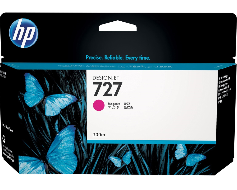 HP Ink cartridge nr 727 F9J77A Magenta 300ml 1