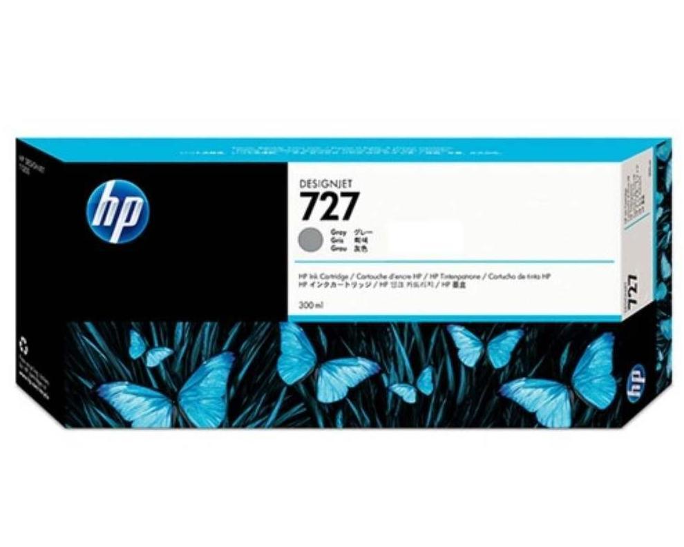 HP Ink cartridge nr 727 F9J80A Grey 300ml 1