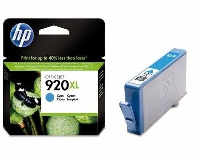 HP Tusz nr 920XL CD972AE Cyan 700str 1