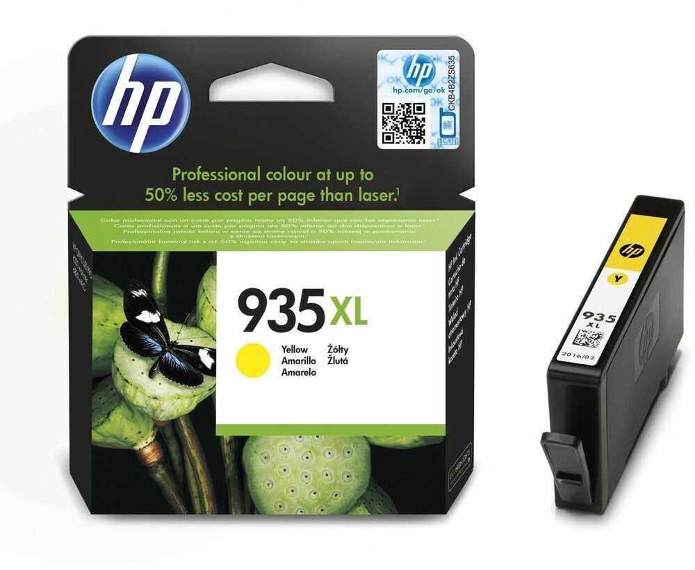 HP Ink cartridge nr 935XL C2P26AE Yellow 9.5ml 825s 1