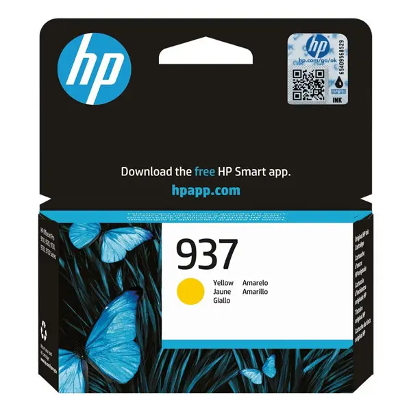 HP Ink cartridge nr 937 4S6W4NE Yellow 800str 1