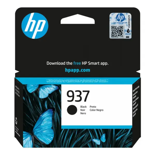 HP Ink cartridge nr 937 4S6W5NE Black 1250str 1
