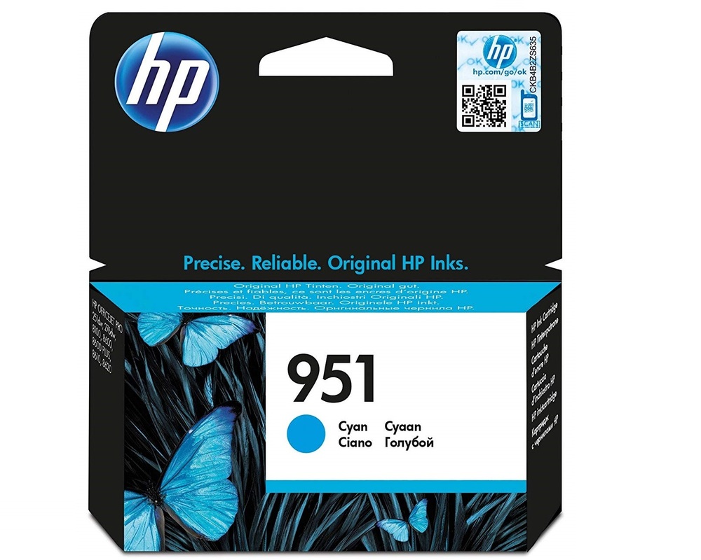 HP Ink cartridge nr 951 CN050AE Cyan 700str 1