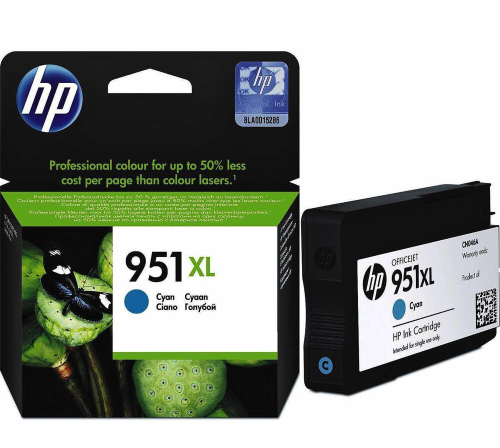 HP Tusz nr 951XL CN046AE Cyan 1500str EOL 1