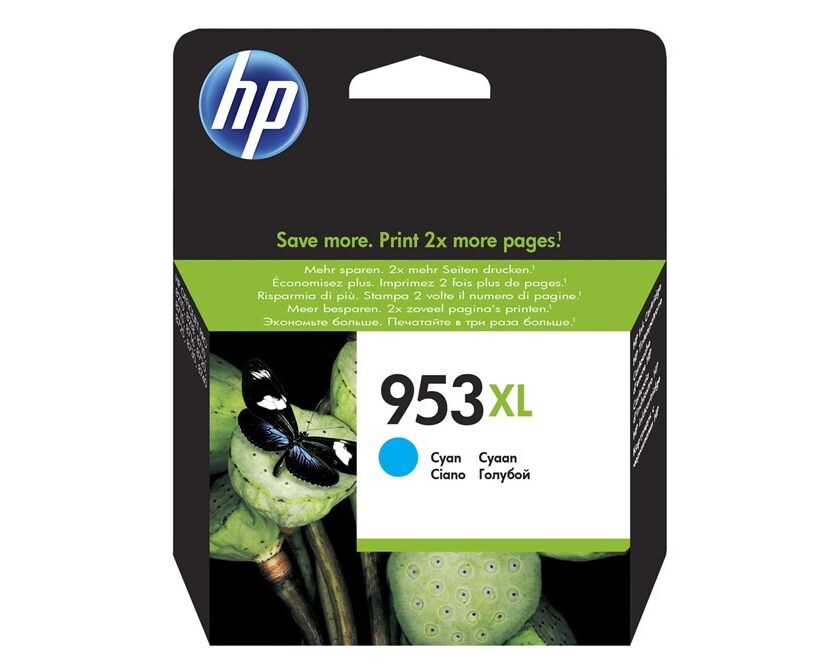 HP Ink cartridge nr 953XL F6U16AE Cyan 20ml 1600s 1